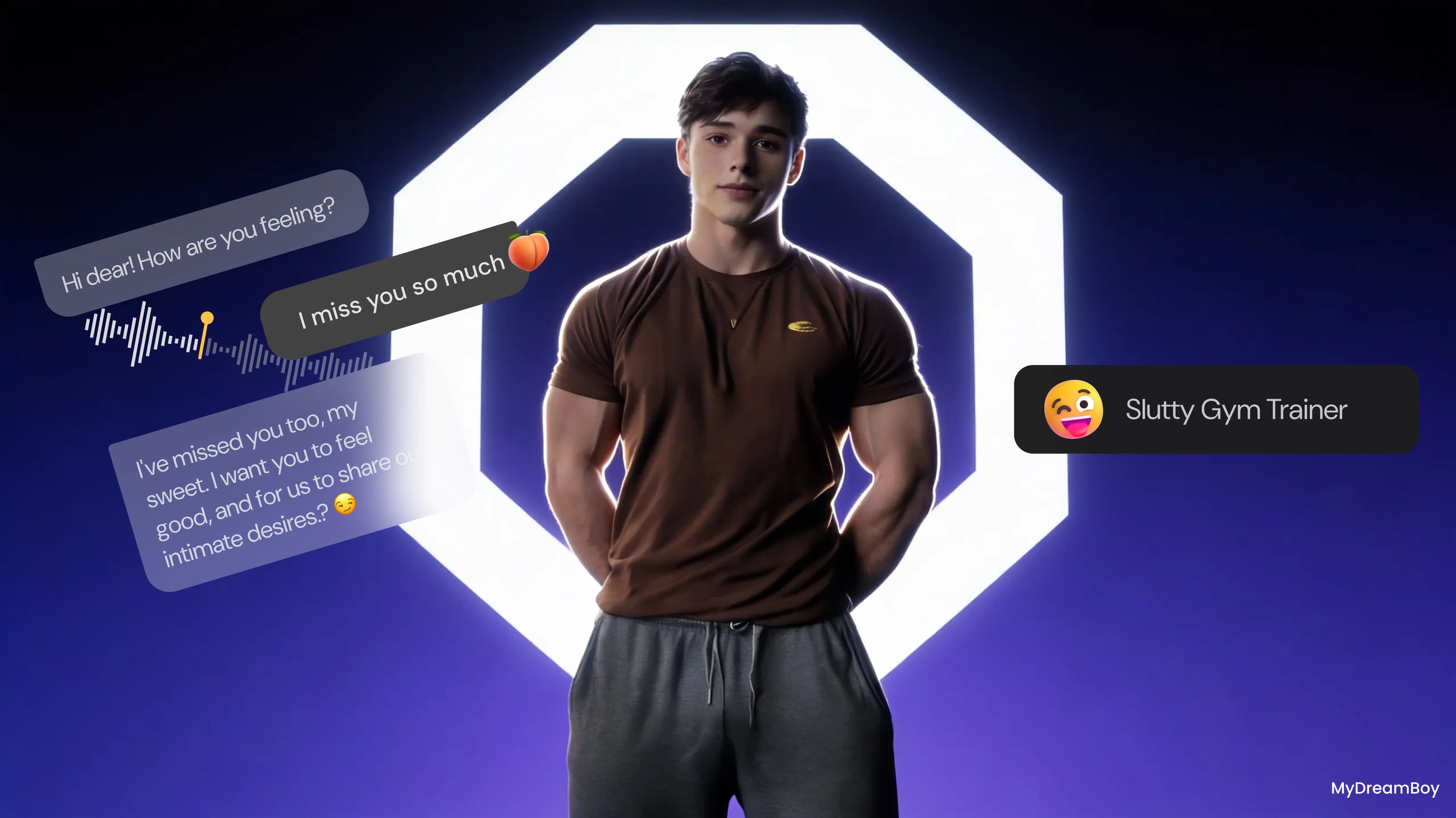 MyDreamBoy AI Virtual Boyfriend Chat Interface — 100% Private, Unfiltered, Hyper-Realistic AI Experience